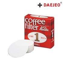 Whatcoffee칼리타 라운드 필터1 47mm 100매