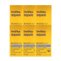 종근당건강 아임비타 멀티비타민 데일리 850mg 60정x6통 12개월분