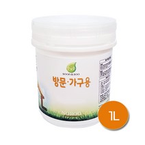노루페인트 순앤수 방문가구용 수성페인트 1L 반광, 방문가구용1L 파스텔그린