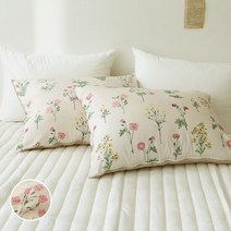 아토앤알로 천연소재 실크감촉 모달 아뜰리에 베개커버 50x70
