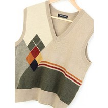 (M)인디안 니트조끼 베스트 헤비울 아메카지3