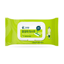 크린업 물걸레 청소포 대형 30매, 2개