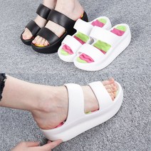 런슈즈 5cm 키높이 EVA 쿠션 여성 사무실 슬리퍼 실내화