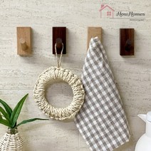 원목후크 우드후크 인테리어 후크, 월넛, 1개