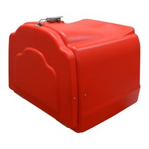 대성 강화플라스틱 적색 고리형 피자7판용 오토바이배달통 국산 배달대행 리어백 탑박스