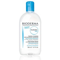 바이오더마 하이드라바이오 H2O 클렌징워터 메이크업 리무버 민감피부용 16.7oz(500ml) Hydrabio Micellar Cleansing Water and Makeup Removing, 500ml, 1개