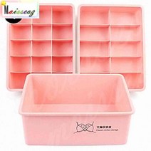 SBAKN 다용도 칸칸 양말 속옷 정리케이스 수납 보관함 15칸 서랍정리함 서랍파티션, 10칸