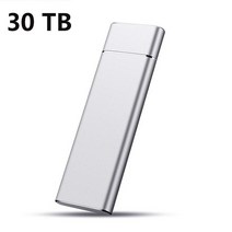 Portable SSD High Speed 2TB 1TB 500GB Type-C External Hard Drive 4TB 16TB USB 3.1 Storage Disks For, [23] Sliver 30TB