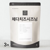 바른미각 체다치즈 시즈닝 대용량, 500g, 3개