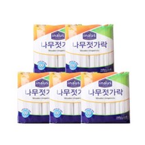 크린랲 이나우스 나무젓가락, 100개입, 5개