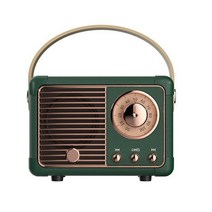 명품스피커 블루투스 가성비 감성 우드 레트로 미니 빈티지 블루투스 스피커 USB 미니 야외 휴대용 U 디스, 05 Green