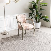 마켓비엔티 CRN-A 패브릭 1인용 소파 침실 거실 의자 쇼파 체어 원목 수입 엔틱 가구, 상세페이지 참조