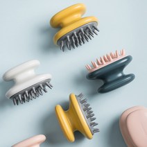 하이코코 실리콘 머리감을때 머리감는솔 샴푸브러쉬 두피마사지기, 1개, 네이비