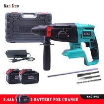 무선 임팩/마끼다 브러시리스 해머 드릴 21V 튼튼한 천공기 대형 배터리, 05 5.4AH battery 2PA_03 UK
