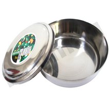 국산 스텐레스 합밥통 합찬통 원형 찬합 주방 보관 냉동 반찬, 1호 400ml, 1개
