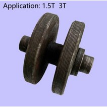 휴대용 호이스트 전기 크레인 부품 수동 체인 호이스트 액세서리 가이드 스프로킷 브레이크 패드 오버 휠, 02 1.5T 3T