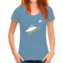 웨이크보드 서핑보드 포일 하이드로 패들 웨이크보드 티셔츠 스케이트 보트 웨이크서핑, 18 WoMen Haze blue_06 XL