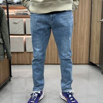 닉스 남) L톤 구제 라이더 청바지 (23년) (NBRDDR101-IBL)