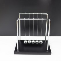 Z형 진자운동 밸런스 쇠구슬 볼 진자모빌 운동멍 모빌 구슬 무한동력, A103큰사각형나무기반당구공