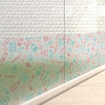 아트박스/꾸밈 am045-약국일러스트_글라스시트지