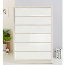 Sunshine 6단서랍장 서랍옷장 수납옷서랍장 옷방수납장 1000 5167EA, 그레이화이트