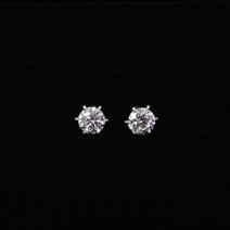 [스몰굿띵] 솔리테어 5type 프롱 큐빅 지르코니아 귀걸이 Earrings