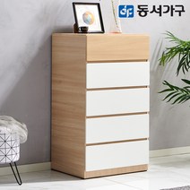 동서가구 미하스 광폭 600 5단 서랍장 4colors DF64263E, 화이트