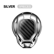 테슬라 호환 용품 꾸미기 자동차 인테리어 엔진 점화 버튼 보호 커버 장식 기아 아침 시드 Picanto K5 K7 K8 K3 Sportage 액세서리, Silver+For Toyota