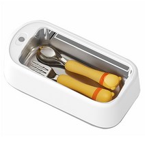 초음파 보석 안경 세척기 320ML 45000Hz 서킷 클리너, 01 White_01 EU