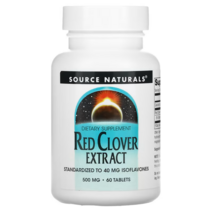 소스내추럴스 레드클로버 붉은토끼풀 Red Clover 500mg 60정, 1개, 기본