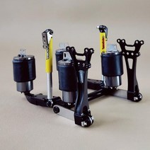 114 tamiya rc 트럭 트레일러 티퍼 스카니아 볼보 에어 서스 펜션 호환 127, 단일 빔 없이