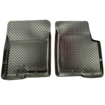 Husky Liners 36611 2004-10 인피니티 QX56 2004-15 닛산 아르마다 2004-14 닛산 타이탄 클래식 스타일 프론트 플로어 매트 블랙