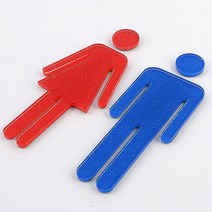 화장실 탈의실 남녀 입체형 표지판 사인 안내판 간판 카페 인테리어 식당 가게입구 사무실 회사 부동산, 남자