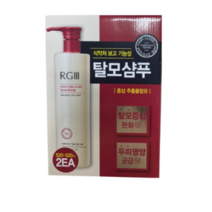 RGIII 헤어로스 크리닉 탈모 샴푸, 520ml, 2개