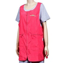 청소업체용 조끼형 포켓 앞치마 여성용 할머니용 요양보호사용 간병인용 유치원용, FREE, 검정