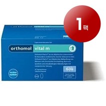 Orthomol 오쏘몰 독일 직배송 바이탈 M 멀티비타민 미네랄 필수 영양소 캡슐 30회분, 1팩