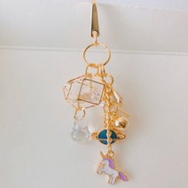 [바보사랑] 우주행성 유니콘 핸드메이드 책갈피 북마크 클립, 색상:A01우주행성유니콘