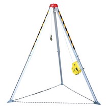 맨홀 구조용 삼각대 인명 맨홀 장비 대피 작업 벨트, 1200파운드+안전벨트