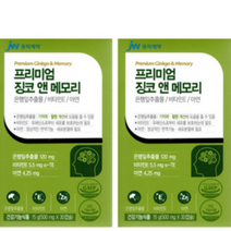 중외제약 프리미엄 징코 앤 메모리, 30정, 2개