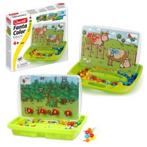 페그보드장난감 컬러단추끼우기 보드끼우기 400PCS 페그보드교구