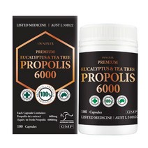 SINICARE 호주 시니케어 Innisis Propolis 이니시스 프로폴리스 6000 고함량 데일리영양보충제 180정 1통, 1개