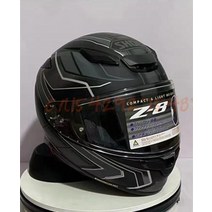 abs shoei z8 매트 블랙 그레이 맞춤형 오토바이 헬멧 풀 커버 사계절 남성과 여성 안전 헬멧, 클리어 렌즈, l, 1개