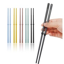 젓가락 VT 99.9% 항균 젓가락 5P 세트 / 2P 세트 (5 colors) 위생 교정 젓가락 학교급식 업소용 중국집식당 캠핑 프랜차이즈 대량구매가능, 그레이(5P 세트)