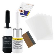 자동차유리복원 자동차유리복제 자동차 유리복원킷 돌빵 car windshield tool, 검정색과 흰색