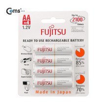 FU1615 건전지 FUJITSU 충전지 AA 1900mAx4