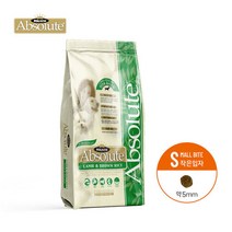 앱솔루트 홀리스틱 램 앤 브라운 라이스 전연령 애견 사료 작은입자, 1개, 1.2kg