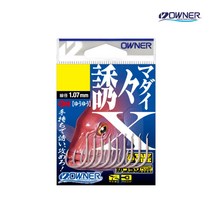 오너 참돔바늘 선상낚시 흘림낚시 진조훅 유인마다이X