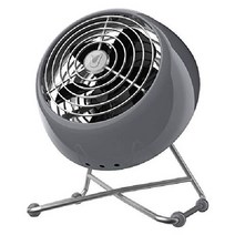 Vornado VFAN 모던 퍼스널 개인용 공기 순환기 써큘레이터 캠핑 동력 팬 순환, 스톰 그레이 - 모던 베이스