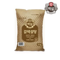 CJ 백설 갈색설탕 15kg, 1개