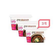라이틀리 곤약 정통짜장면 228gx3개, 단품, 단품